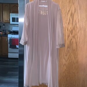 Women’s 2 piece dressy dress topper beautiful! Size Large new without tags